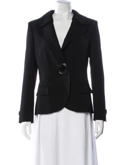 Pre-owned Moschino Blazer In Blue