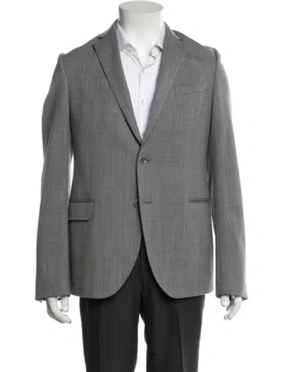 Pre-owned Moschino Blazer In Gray