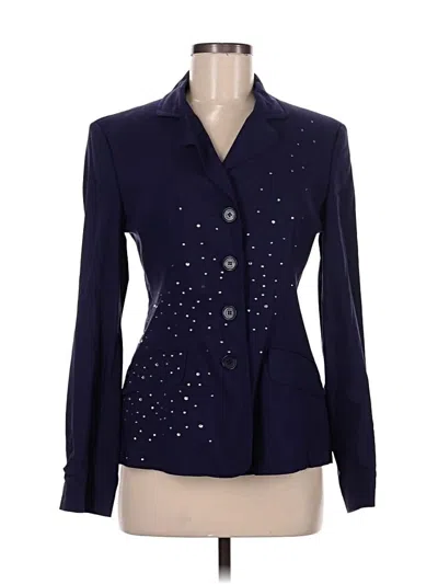 Pre-owned Moschino Blazer Jacket In Blue