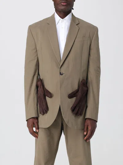 MOSCHINO BLAZER MOSCHINO COUTURE MEN COLOR GREEN,H29770012