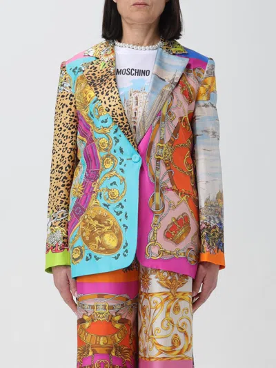 Moschino Blazer  Couture Woman Color Multicolor