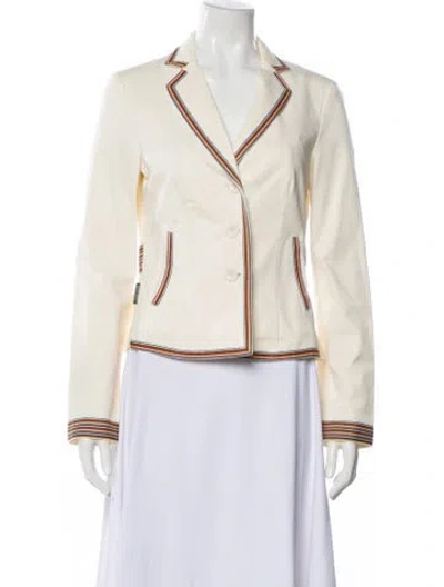 Pre-owned Moschino Blazer In Neutral