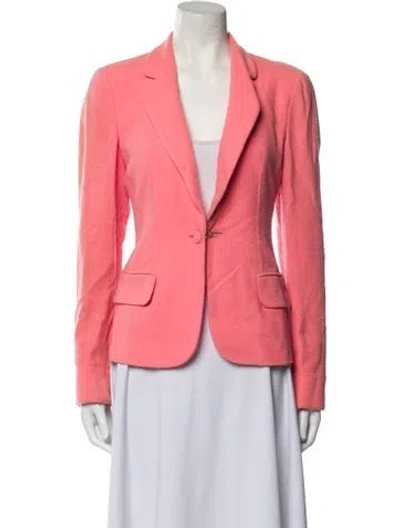 Pre-owned Moschino Blazer In Pink