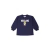 Moschino Bleu Dress For Baby Girl With Two Teddy Bears In Blue