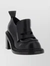 Moschino 90mm Olivia Leather Loafers In Black