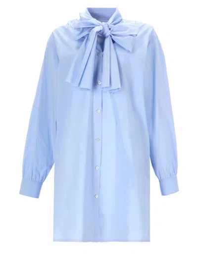 Moschino Blue Band Collar Mini Dress