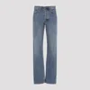 Moschino Relaxed High-waist Jeans With Classic Five-pocket Styling In Blue