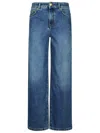 Moschino Denim Pants With Teddy Bear Button