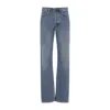 Moschino Relaxed High-waist Jeans With Classic Five-pocket Styling In Blue