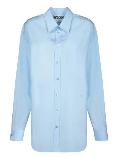 Moschino Blue Cotton Shirt