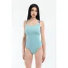 Moschino Cotton Bodysuit In Transparent