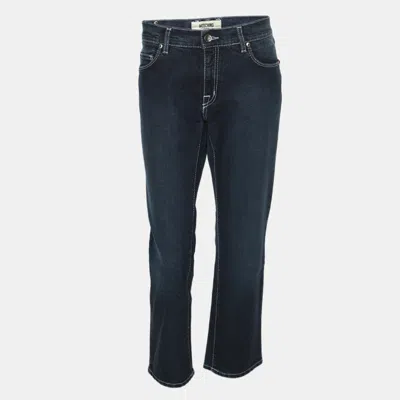 Pre-owned Moschino Blue Denim Jeans L