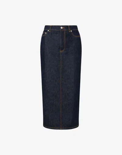 Moschino Blue Denim Skirt