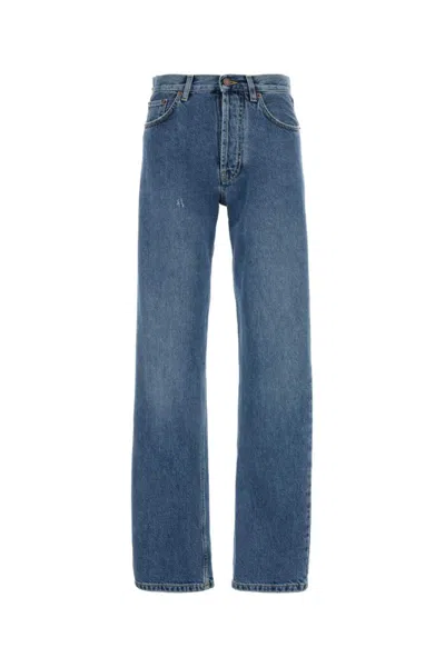 Moschino Blue Denim Straight Fit Jeans