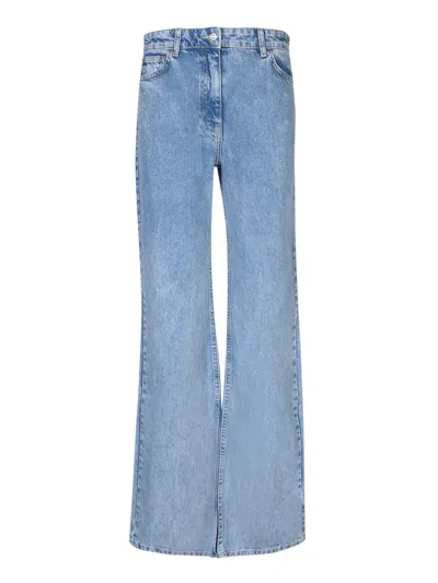 Moschino Blue Denim Straight Jeans
