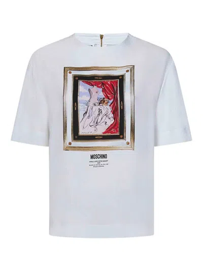 MOSCHINO BLUSA - BLANCO