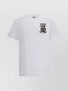 Moschino Teddy Logo Print Crewneck T-shirt In White
