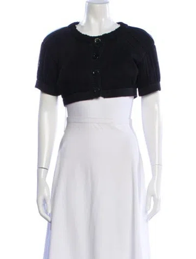 Pre-owned Moschino Bolero In Blue
