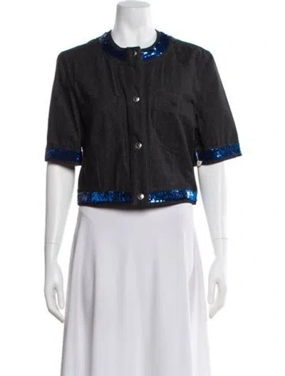 Pre-owned Moschino Bolero In Gray