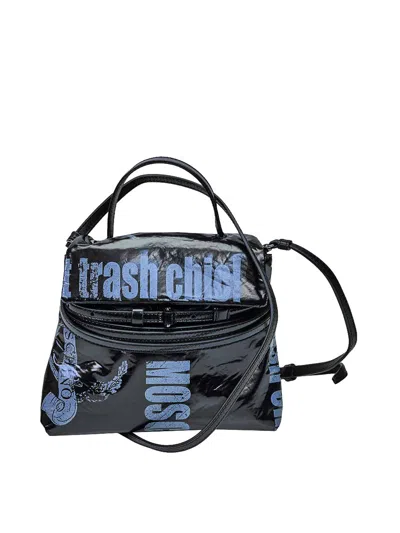Moschino Tie Me Trash Chic In Black