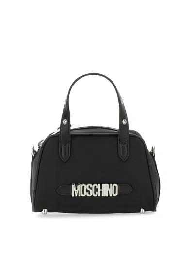 Moschino Bag With Logo In Blue