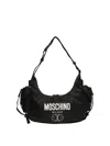Moschino Tech Fabric Bag In Black