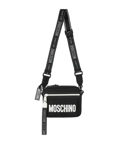 MOSCHINO SHOULDER BAG WITH LOGO