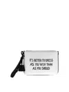 Moschino Zippered Clutch