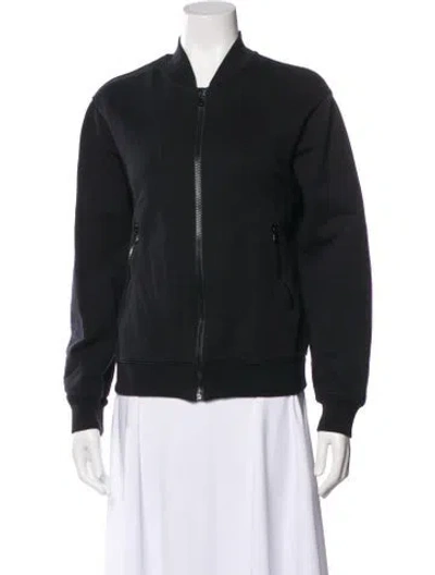 Pre-owned Moschino Bomber Jacket In Black