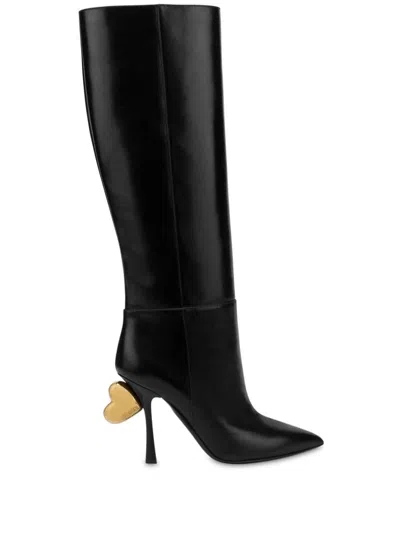 Moschino Boots In Black