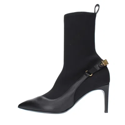Moschino Boots Black In Nero Neri E Grigi