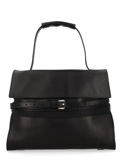 Moschino Borsa "tie Me" Medium In Black