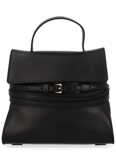 Moschino Borsa "tie Me" Small In Black