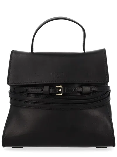 Moschino Borsa "tie Me" Small In Black