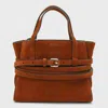 Moschino Shoulder Bag With Adjustable Strap And Buckle In Brown