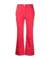 Moschino Skinny Kick Jeans In Red