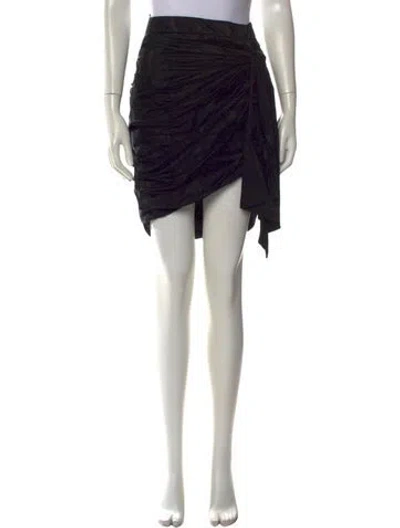 Pre-owned Moschino Bow Accents Mini Skirt In Black