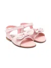 Moschino Bow-detail Sandals In Pink