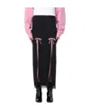 Moschino Bow Knot Detail Skirt In Black