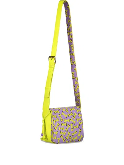 Moschino Bow-print Flap Mini Bag