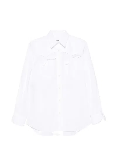 Moschino Bow-detail Shirt In White