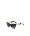 Moschino Couture Black Metal Sunglasses