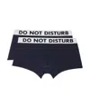 Moschino Boxer Briefs Two-pack In Black