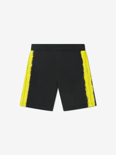 Moschino Kids' Boys Logo Print Shorts In Black