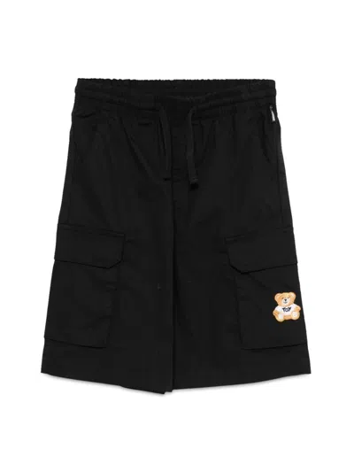 Moschino Boys' Mini Fashion Shorts In Black
