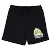 Moschino Boys Puzzle Bobble Embroidred Shorts In Black