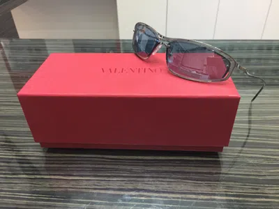 Pre-owned Moschino Brand  Men Sunglasses M 3159-s 518/25 Authentic Valentino Case Italy In Light Blue Mirror