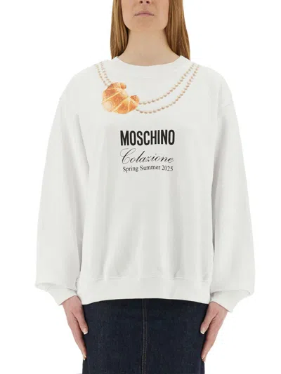 MOSCHINO MOSCHINO "BREAKFAST" SWEATSHIRT