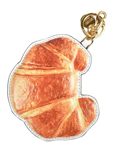 Moschino Brioches Keyring In 10c