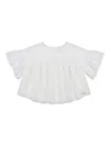 Moschino Broderie-anglaise Top In White
